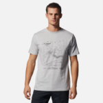 hombres tapas gris Mountain Hardwear camiseta manga corta el cap topo 84RX414