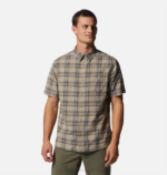 hombres tapas hamaca badlands a cuadros Mountain Hardwear camisa de manga corta de álamo grande 84RX398