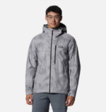 hombres tapas impresión glacial Mountain Hardwear chaqueta ozónica elástica 84RX248