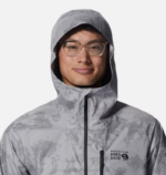 hombres tapas impresión glacial Mountain Hardwear chaqueta ozónica elástica 84RX248 - Image 6