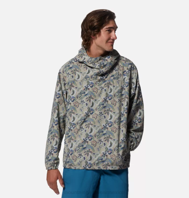 hombres tapas kilim con estampado floral de tierras baldías Mountain Hardwear anorak stryder 84RX108 - Image 4
