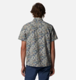 hombres tapas kilim con estampado floral de tierras baldías Mountain Hardwear camisa manga corta stryder 84RX405 - Image 2