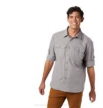 hombres tapas manta gris Mountain Hardwear camisa de manga larga cañón 84RX322 - Image 2