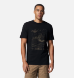 hombres tapas negro Mountain Hardwear camiseta manga corta el cap topo 84RX413