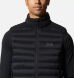 hombres tapas negro Mountain Hardwear chaleco de plumas deloro 84RX122 - Image 2