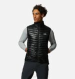 hombres tapas negro Mountain Hardwear chaleco de sombra fantasma 84RX311