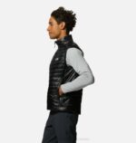 hombres tapas negro Mountain Hardwear chaleco de sombra fantasma 84RX311 - Image 3
