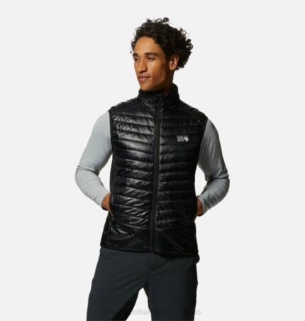 hombres tapas negro Mountain Hardwear chaleco de sombra fantasma 84RX311