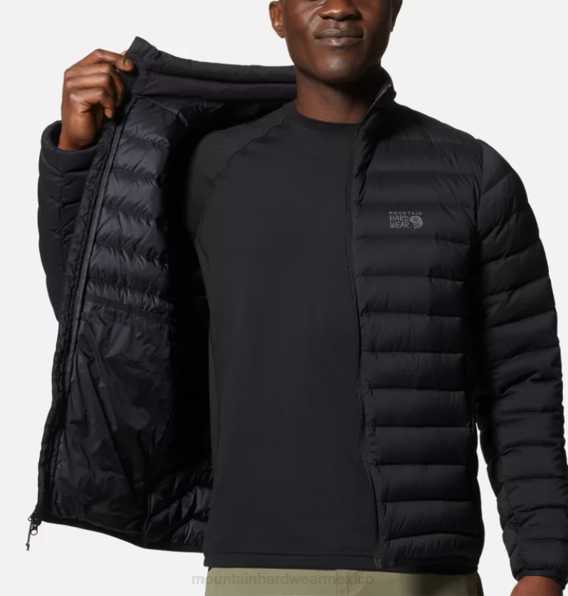 hombres tapas negro Mountain Hardwear chaqueta de plumas deloro 84RX123 - Image 4