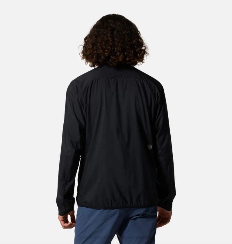 hombres tapas negro Mountain Hardwear chaqueta kor airshell con cremallera completa 84RX102 - Image 2