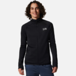 hombres tapas negro Mountain Hardwear chaqueta polartec power stretch pro 84RX273
