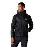 hombres tapas negro Mountain Hardwear compresor con capucha 84RX149