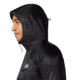 hombres tapas negro Mountain Hardwear compresor con capucha 84RX149 - Image 5