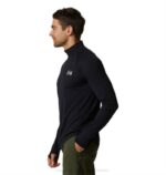 hombres tapas negro Mountain Hardwear elástico 1/2 cremallera 84RX193 - Image 3