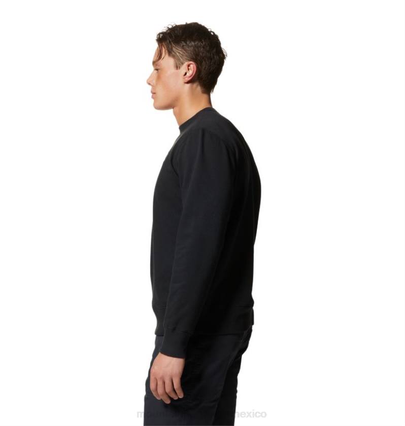 hombres tapas negro Mountain Hardwear jersey con logo de mhw 84RX146 - Image 3