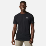 hombres tapas negro Mountain Hardwear logo mhw en una caja manga corta 84RX345