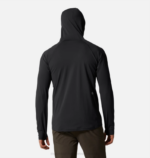 hombres tapas negro Mountain Hardwear sudadera con capucha elástica 84RX186 - Image 2