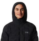 hombres tapas negro Mountain Hardwear sudadera con capucha estirable 84RX20 - Image 3