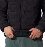 hombres tapas negro Mountain Hardwear sudadera con capucha estirable 84RX20 - Image 6