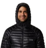 hombres tapas negro Mountain Hardwear sudadera con capucha ul susurrador de fantasmas 84RX13 - Image 4