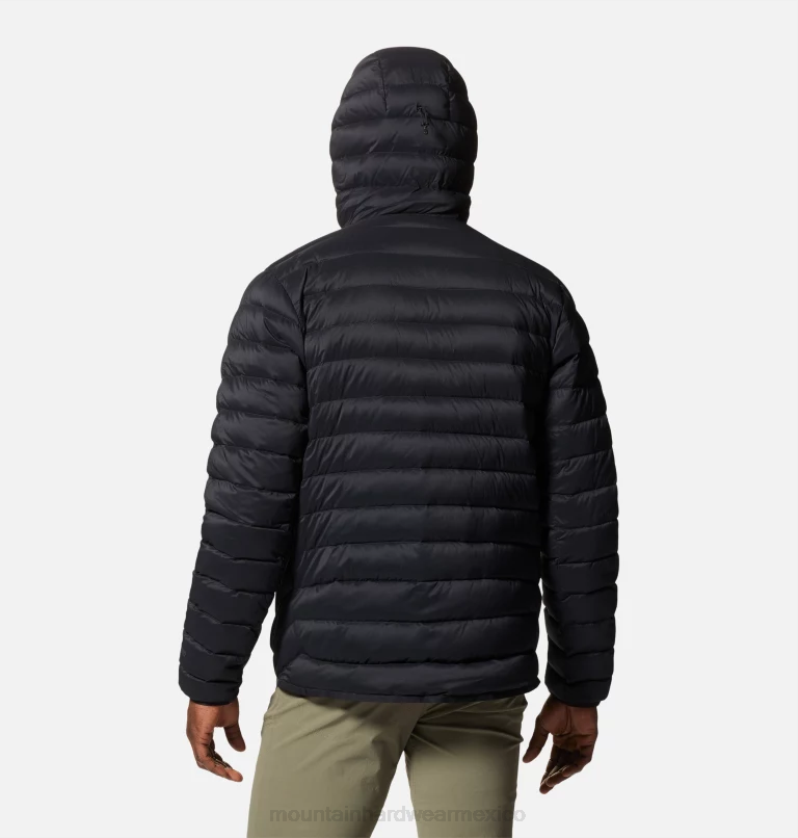hombres tapas negro Mountain Hardwear sudadera con capucha y cremallera completa deloro 84RX119 - Image 2