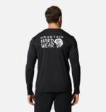 hombres tapas negro Mountain Hardwear tecnología malvada de manga larga 84RX220 - Image 2