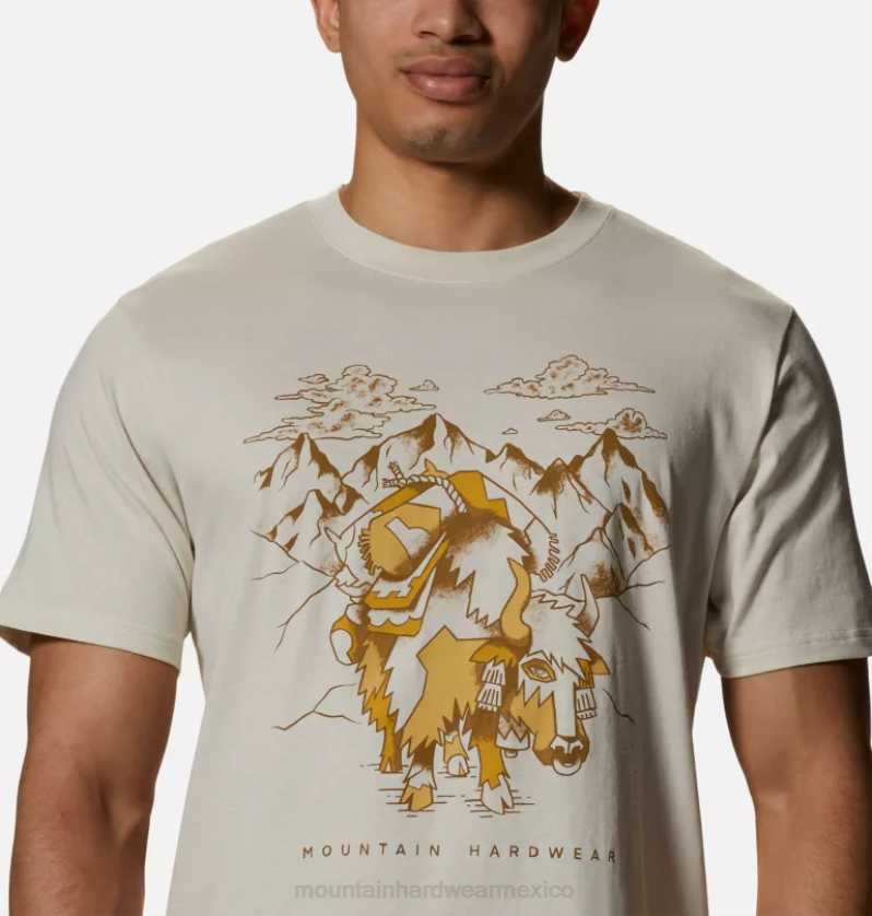 hombres tapas piedra Mountain Hardwear camiseta de manga corta yak 84RX466 - Image 3