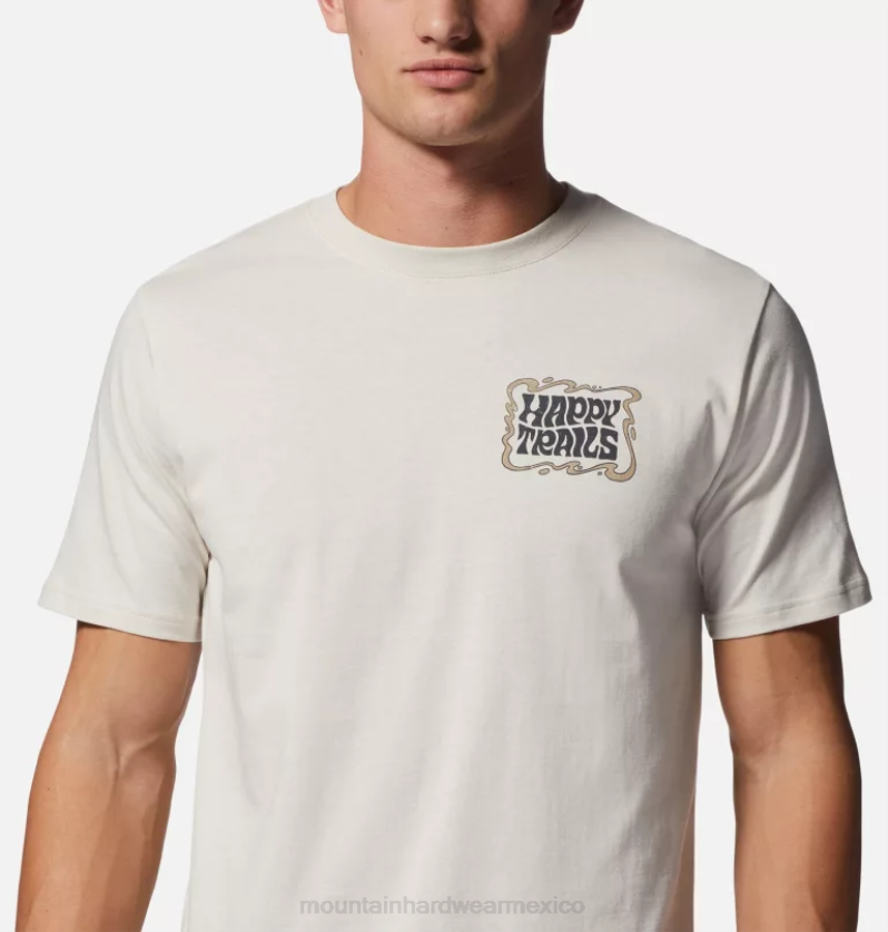 hombres tapas piedra Mountain Hardwear senderos felices manga corta 84RX421 - Image 3