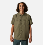 hombres tapas piedra verde Mountain Hardwear camisa de manga corta cañón 84RX330
