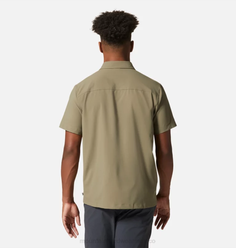 hombres tapas piedra verde Mountain Hardwear camisa de manga corta sombra lite 84RX339 - Image 2