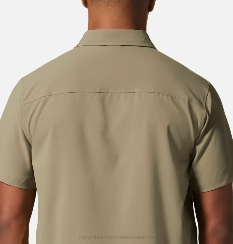 hombres tapas piedra verde Mountain Hardwear camisa de manga corta sombra lite 84RX339 - Image 4