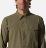 hombres tapas piedra verde Mountain Hardwear camisa de manga larga sombra lite 84RX331 - Image 3
