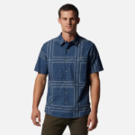 hombres tapas rejilla de bandana de zinc Mountain Hardwear camisa de manga corta de álamo grande 84RX396