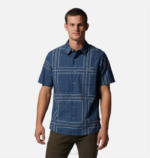 hombres tapas rejilla de bandana de zinc Mountain Hardwear camisa de manga corta de álamo grande 84RX396