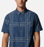 hombres tapas rejilla de bandana de zinc Mountain Hardwear camisa de manga corta de álamo grande 84RX396 - Image 3