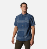 hombres tapas rejilla de bandana de zinc Mountain Hardwear camisa de manga corta de álamo grande 84RX396 - Image 4