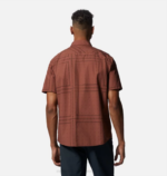 hombres tapas rejilla de pañuelo de tierra de arcilla Mountain Hardwear camisa de manga corta de álamo grande 84RX400 - Image 2