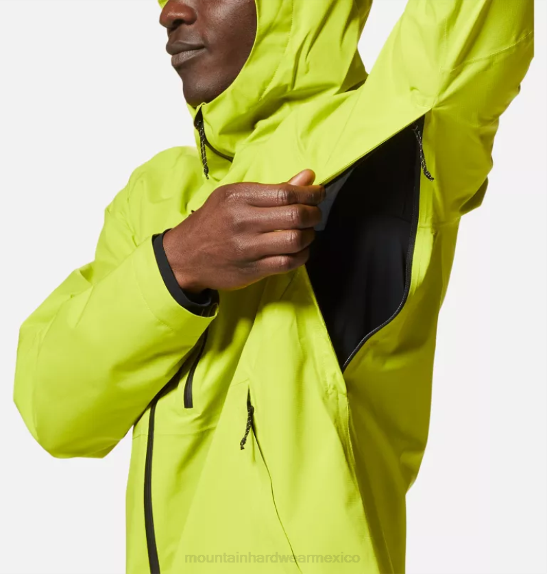 hombres tapas resplandor de helecho Mountain Hardwear chaqueta ozónica elástica 84RX253 - Image 6