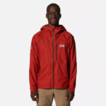 hombres tapas rojo desierto Mountain Hardwear chaqueta minimizadora gore-tex paclite plus 84RX136