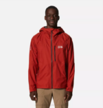 hombres tapas rojo desierto Mountain Hardwear chaqueta minimizadora gore-tex paclite plus 84RX136