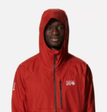 hombres tapas rojo desierto Mountain Hardwear chaqueta minimizadora gore-tex paclite plus 84RX136 - Image 4