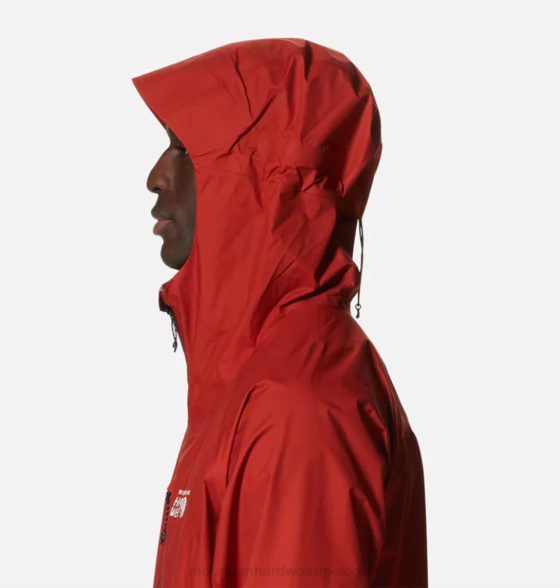 hombres tapas rojo desierto Mountain Hardwear chaqueta minimizadora gore-tex paclite plus 84RX136 - Image 5