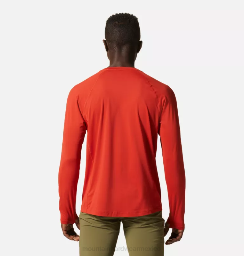 hombres tapas rojo desierto Mountain Hardwear equipo de manga larga del lago del cráter 84RX74 - Image 2