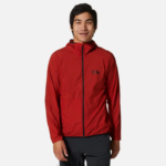 hombres tapas rojo desierto Mountain Hardwear sudadera con capucha kor airshell 84RX94