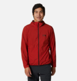 hombres tapas rojo desierto Mountain Hardwear sudadera con capucha kor airshell 84RX94