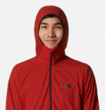 hombres tapas rojo desierto Mountain Hardwear sudadera con capucha kor airshell 84RX94 - Image 3