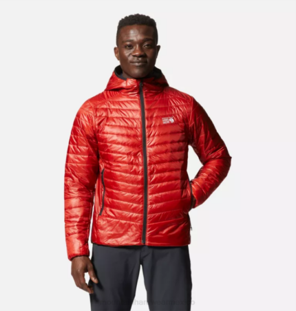 hombres tapas rojo desierto Mountain Hardwear sudadera con capucha sombra fantasma 84RX307