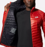 hombres tapas rojo desierto Mountain Hardwear sudadera con capucha sombra fantasma 84RX307 - Image 6