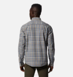 hombres tapas tela escocesa del dosel de las tierras baldías Mountain Hardwear camisa de manga larga de álamo grande 84RX394 - Image 2