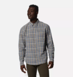 hombres tapas tela escocesa del dosel de las tierras baldías Mountain Hardwear camisa de manga larga de álamo grande 84RX394 - Image 4